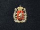 Значок Герб Московской губернии с хрусталём
