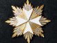 Звезда ордена Святого Иоанна Иерусалимского мальтийская с хрусталём