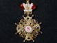 Крест ордена Святого Станислава 1 степени с короной с хрусталём